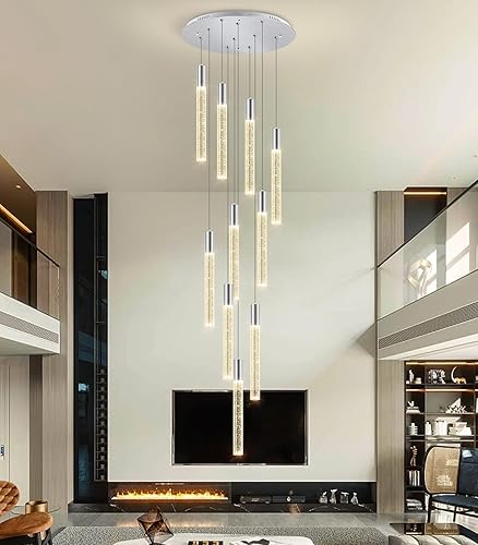 Miniatura 4 de Lámparas LED para sala de estar, lámparas colgantes de techo modernas, lámparas de escalera para entrada, vestíbulo, iluminación dimmale