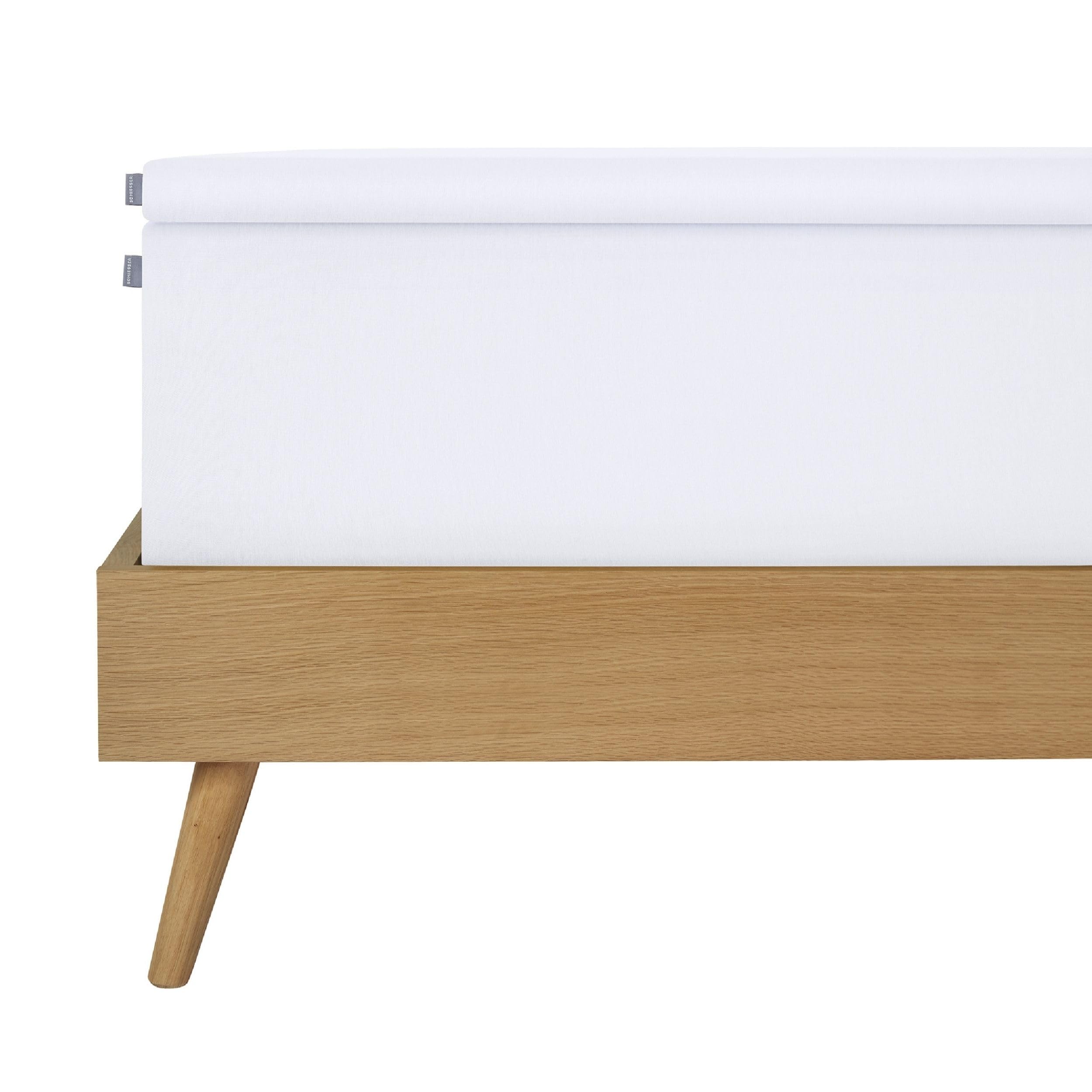 Schiesser Topperspannbettlaken Flexi - 95/5-180 x 200 cm - Weiß