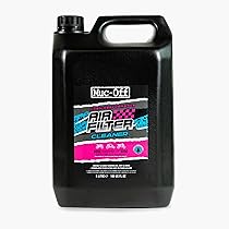 Muc-Off Air Filter Cleaner, 5 l – Detergente Filtro dell’Aria in Schiuma Biodegradabile, per Motocross e Sport Motoristici – Rimuove Olio e Sporcizia, per la Massima Potenza