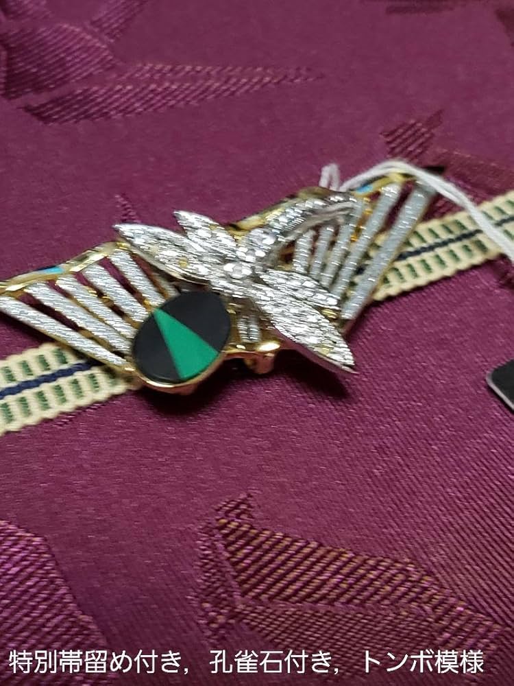 オール新品■ワンランク上着物風七宝模様浴衣，高級半幅帯，帯留め，桐下駄６点セット オール新品□ワンランク上着物風七宝模様浴衣，高級半幅帯