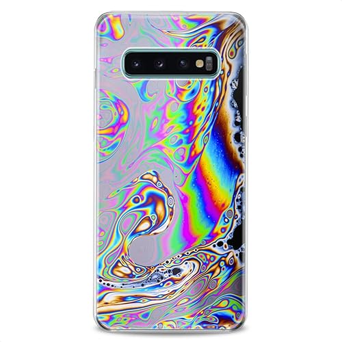 Miniatura 5 de Funda compatible con Samsung A91 A54 A52 A51 A50 A20 A11 A12 A13 A14 A03s A02s Iridiscente Arte Visual Lindo Diseño Suave Niñas Flexible Silicona