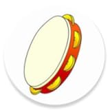 Tambourine is a musical instrument in the percussion family consisting of a frame with pairs of small metal jingles. In this app you will ...