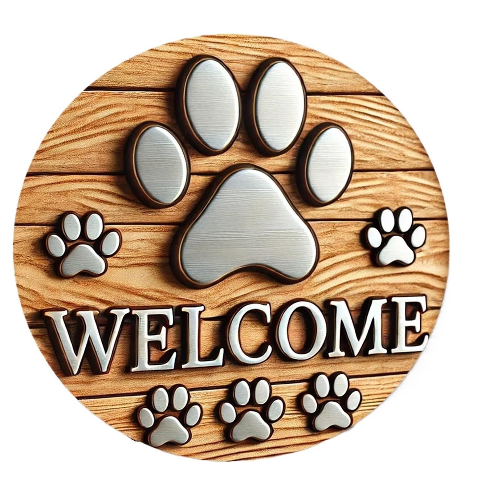 Wooden Welcome Sign 1Pc 2D Flat Printing Wooden Welcome Sign,For Homes, Bars, Garages, Cafes And Gardens for home