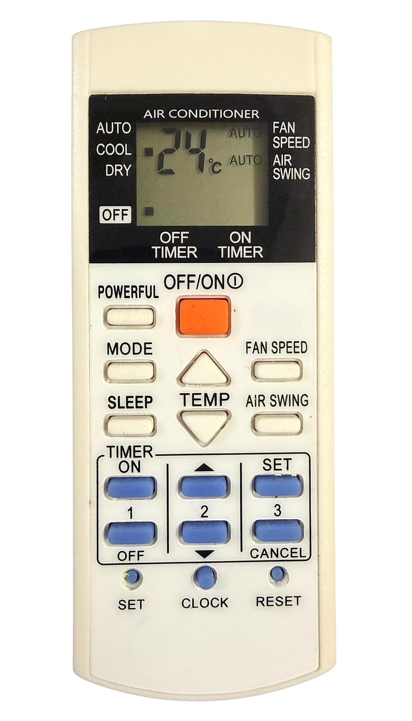 Ehop AC 29C Compatible Remote Control for Panasonic AC with Poweful Function AC-29C (Please Match The Image with Your existing or Old Remote Before Ordering)