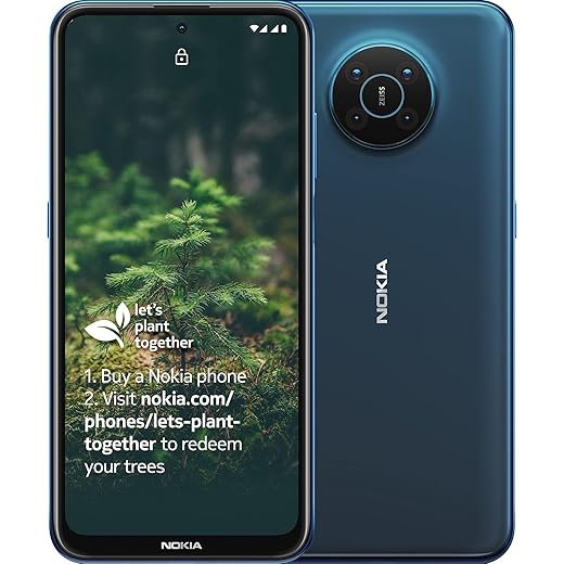 Nokia X20 6.67 Inch Android UK SIM Free Smartphone with 5G Connectivity - 6 GB RAM and 128 GB Storage (Dual SIM) - Nordic Blue (Renewed)