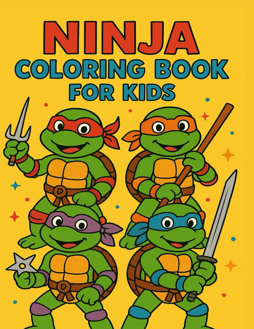 Ninja Coloring Book for Kids: Creative Ninja Characters for Kids to Color, Relax, and Have Fun