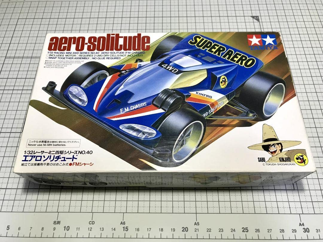 タミヤ ミニ四駆 エアロソリチュード FMシャーシ NO.40 未組立 Amazon | ミニ四駆 エアロソリチュード未組立 通販