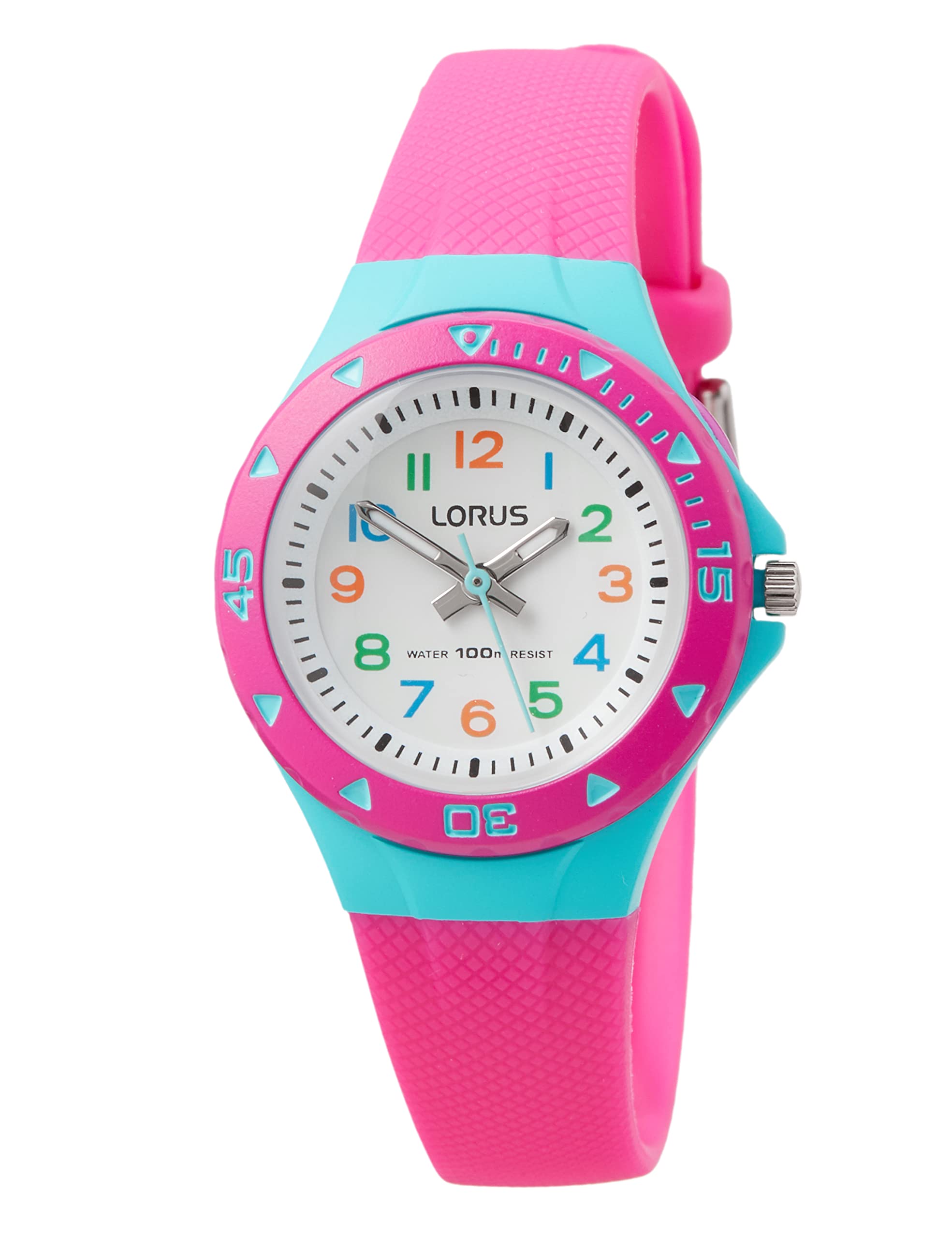 Montre Enfant étanche 50M - Lumières Colorées, Chrono, Alarme, Pour Filles Et Garçons 4-15 Ans