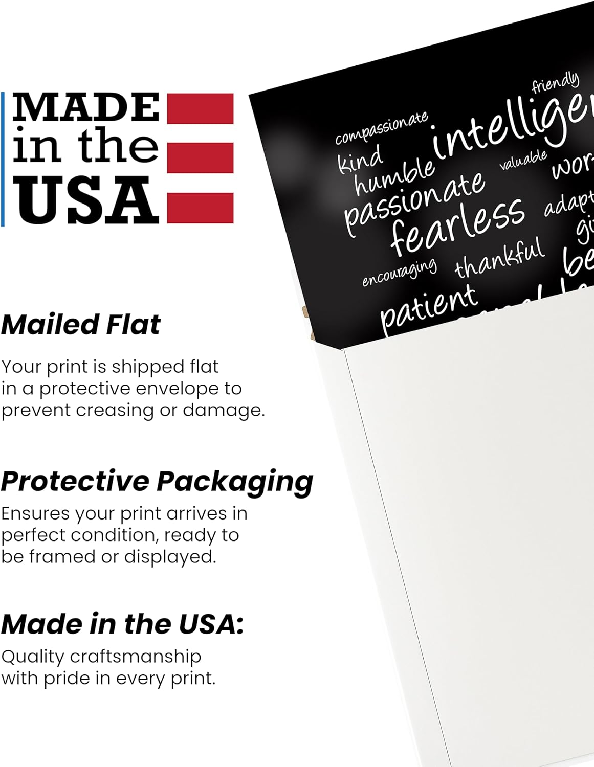 I Am Me - Inspirational Wall Decor, Modern Motivational Wall Art Print for Home, Office, Studio, School Decor - 11x14 Unframed Poster Print Gift for for Empowerment & Confidence - Image 3