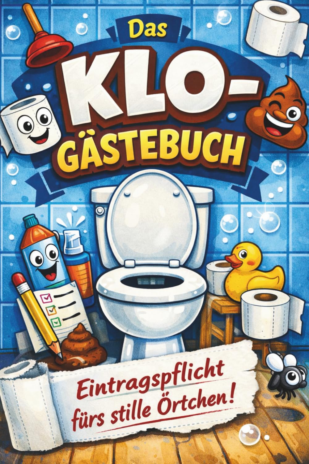 Das Klo-Gästebuch, Eintragspflicht fürs stille Örtchen!: Das lustige Toiletten-Gästebuch-die perfekte Geschenkidee