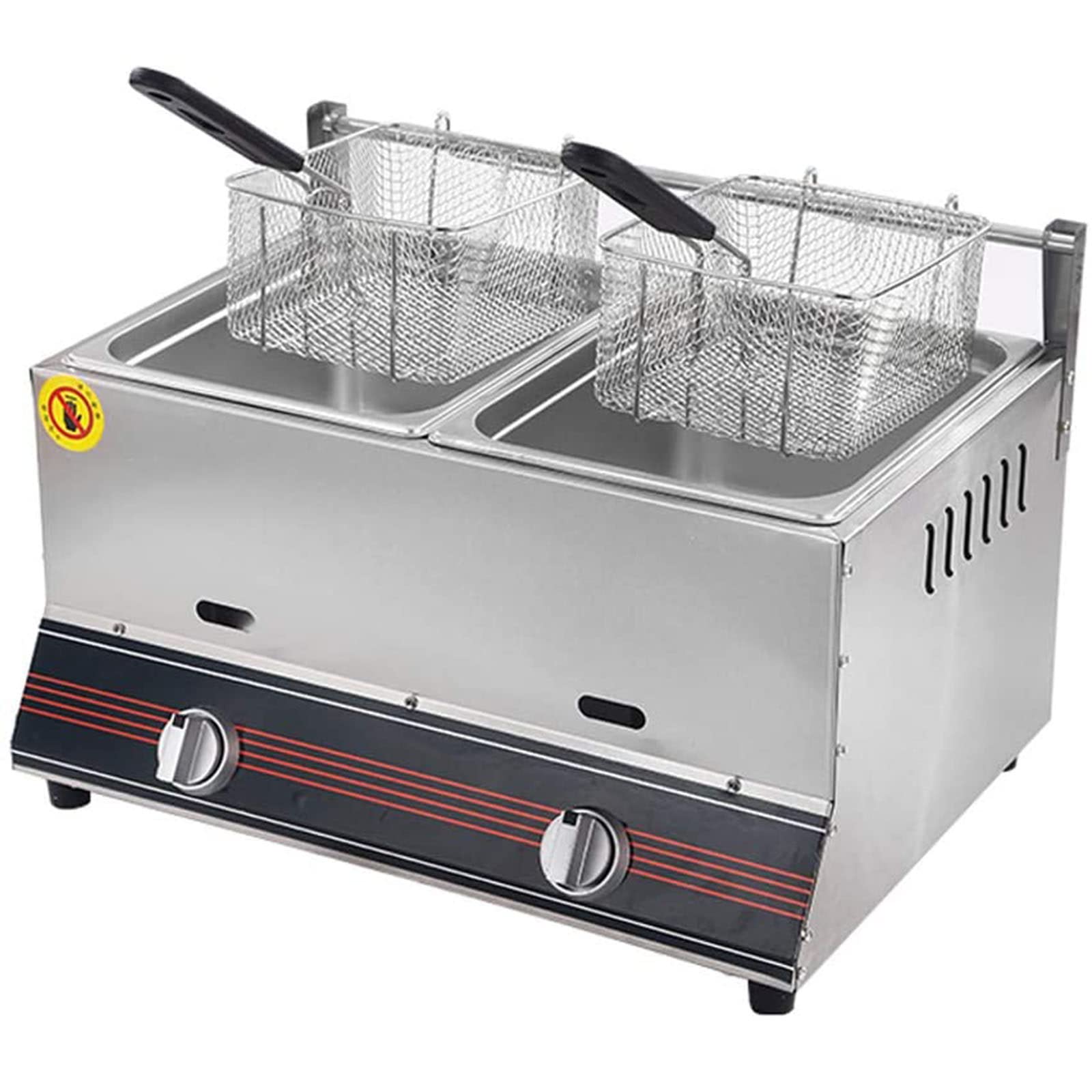 Friteuse GPL acier inoxydable 12 litres à puissance réglable