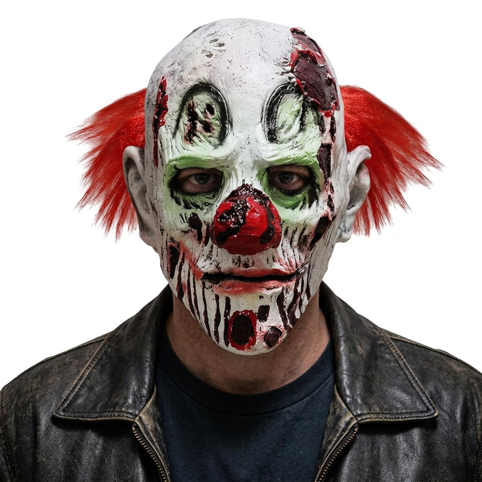 Scary Clown Mask, Creepy Latex Mask, Halloween Mask for Party Cosplay