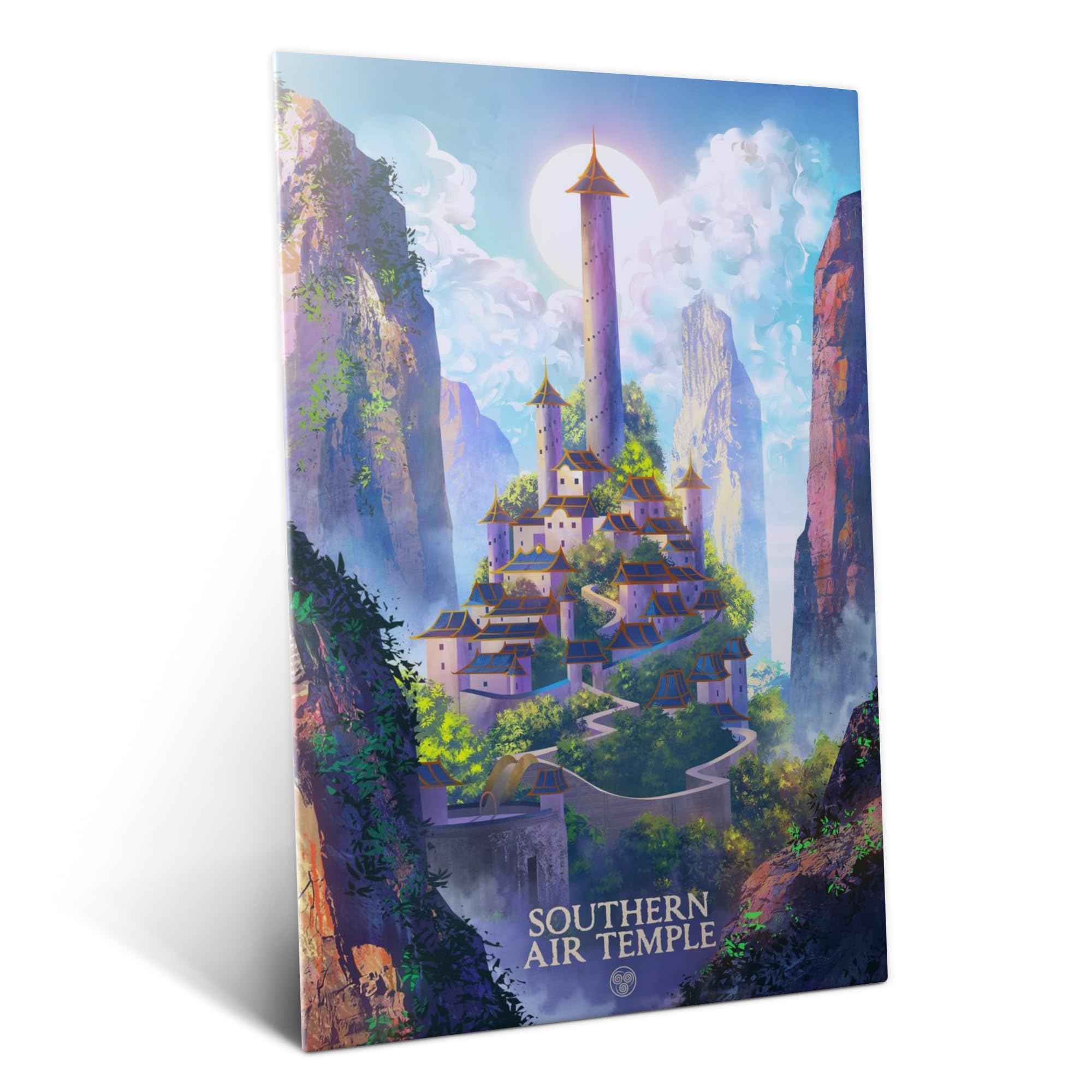 Displate Metall poster Avatar: The Last Airbender Air Temple Größe M