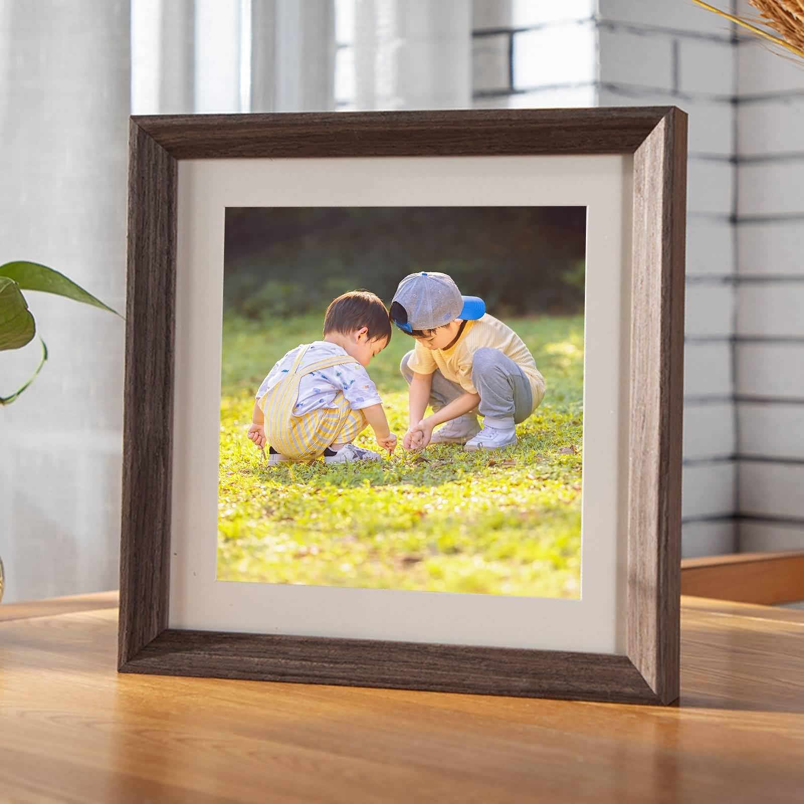 Amazon.com - Mesnt Square Gallery Wall Frames 15x15 Inches Wood