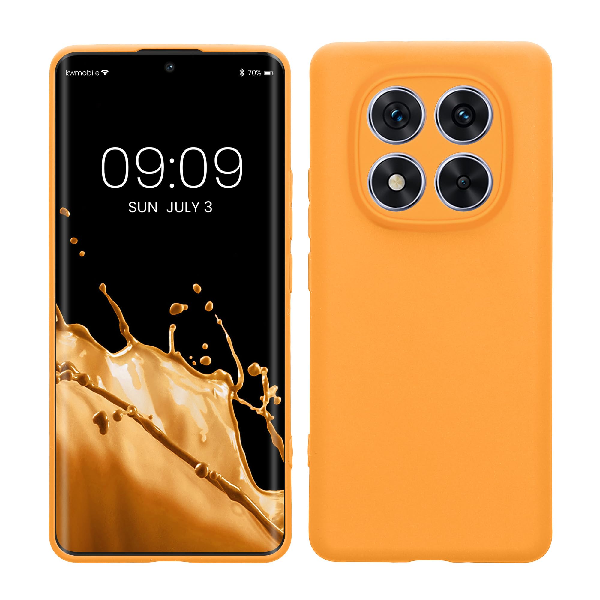 kwmobile Carcasa Compatible con Xiaomi Redmi Note 14 Pro 5G / Poco X7 Funda - Funda Ultrafina de TPU con Bordes elevados - Lavanda Metalizado — view 143