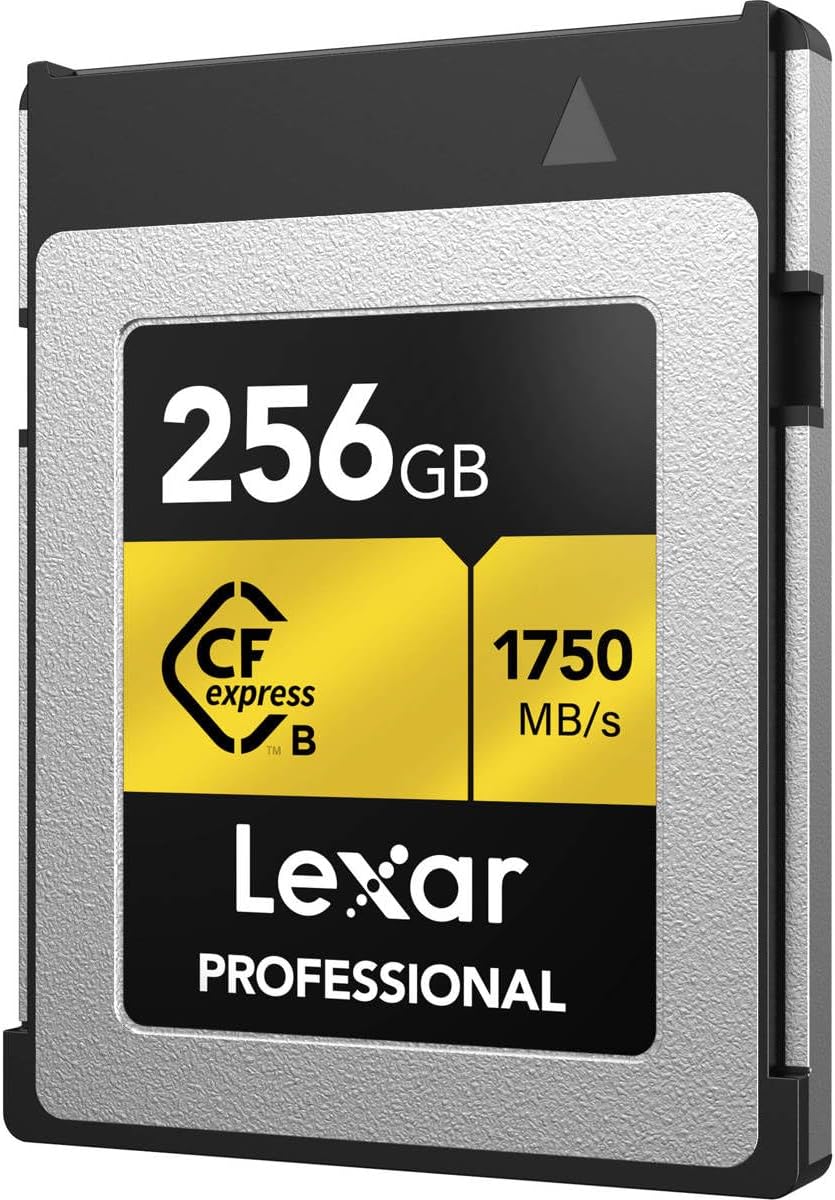 Lexar 256GB Professional CFexpress Type B Memory Card GOLD Series, Up To 1750MB/s Read, Raw 8K Video Recording, Supports PCIe 3.0 and NVMe (LCXEXPR256G-RNENG) - Image 3