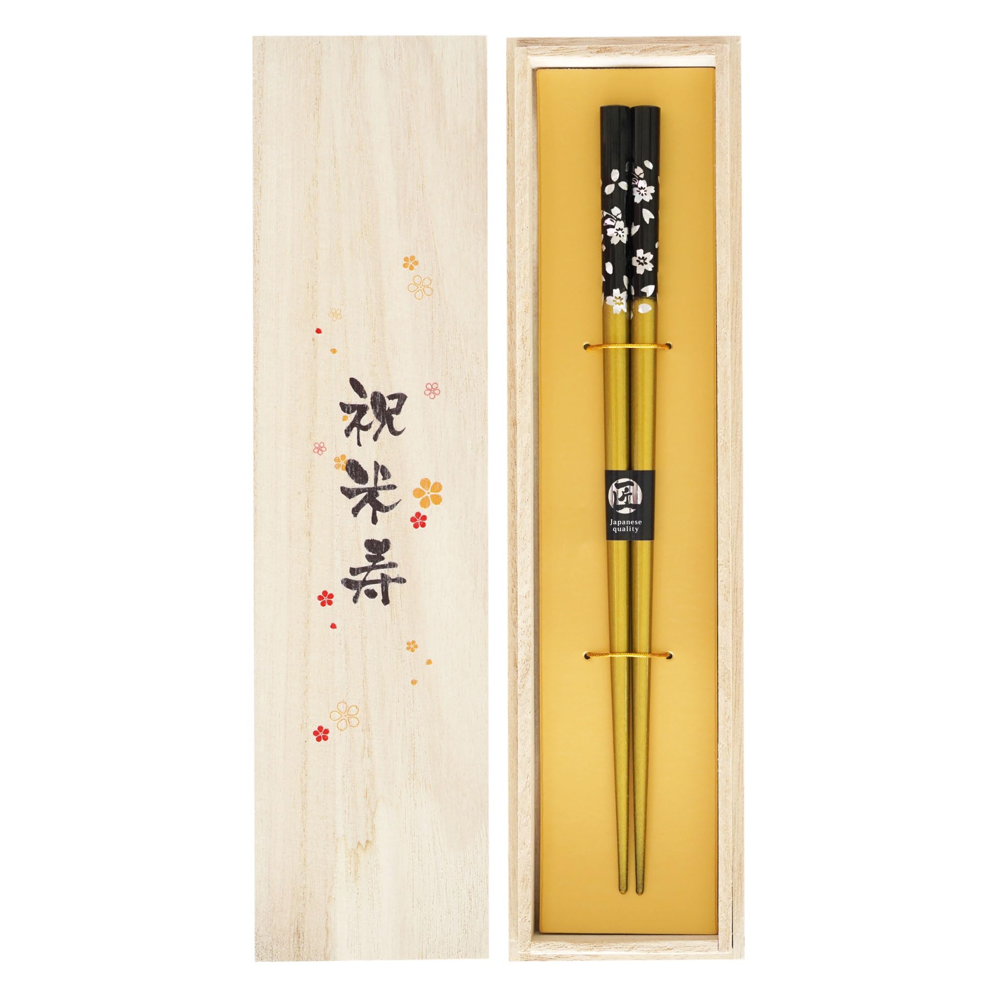 夏野若狭塗金蒔絵 職人箸 木箱入り｜Www.durgeshbatteries.in