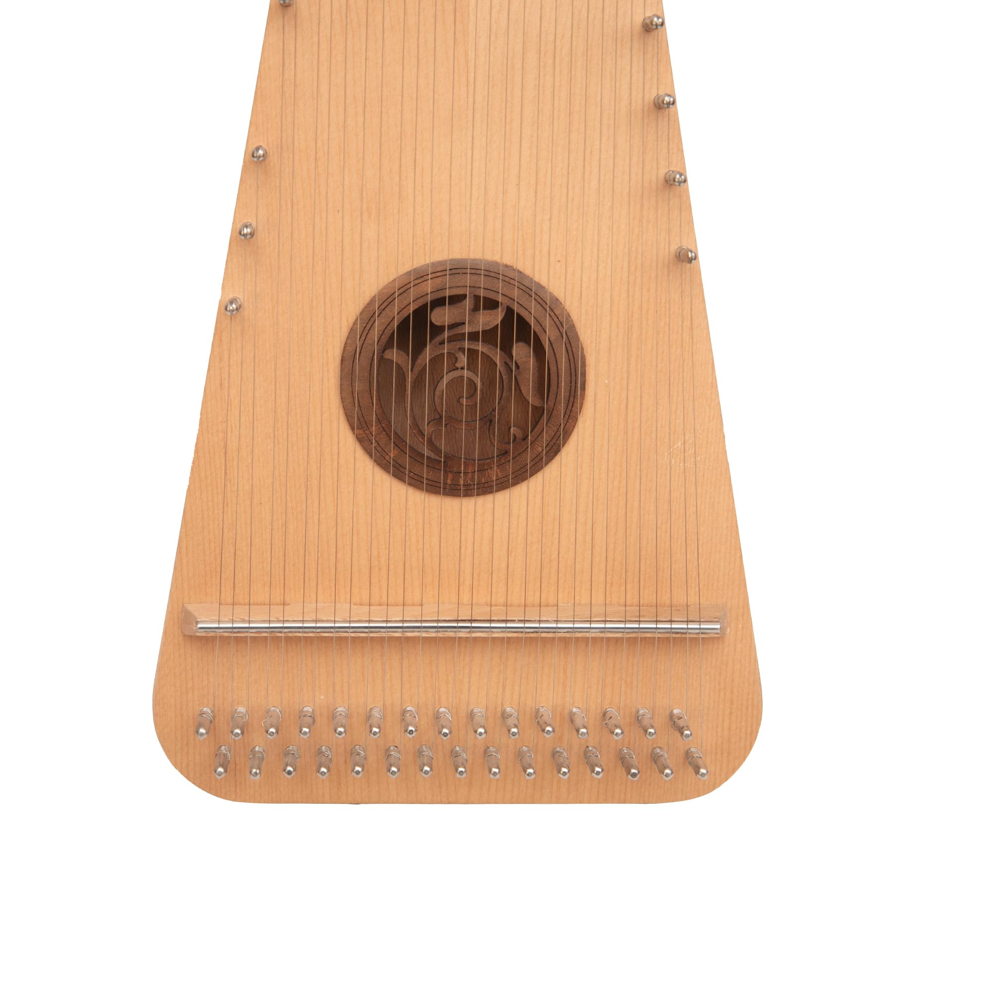 Dulcimer F-hole Legno Massello Dulcimer A 4 Corde Di Montagna - Legno Di Palissandro Con Fori A F Dulcimer Palissandro Abete