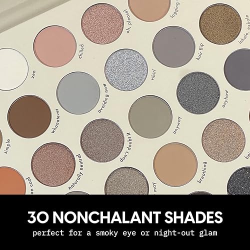 Kara Beauty PRO22 COOL, WHATEVER 30-Shades Creative Beauty Palette – VEGAN | Eyeshadow Palette with Mattes, Shimmers & Glitters | Makeup Kit for Women, Makeup Sets, Gift, Cosmetics