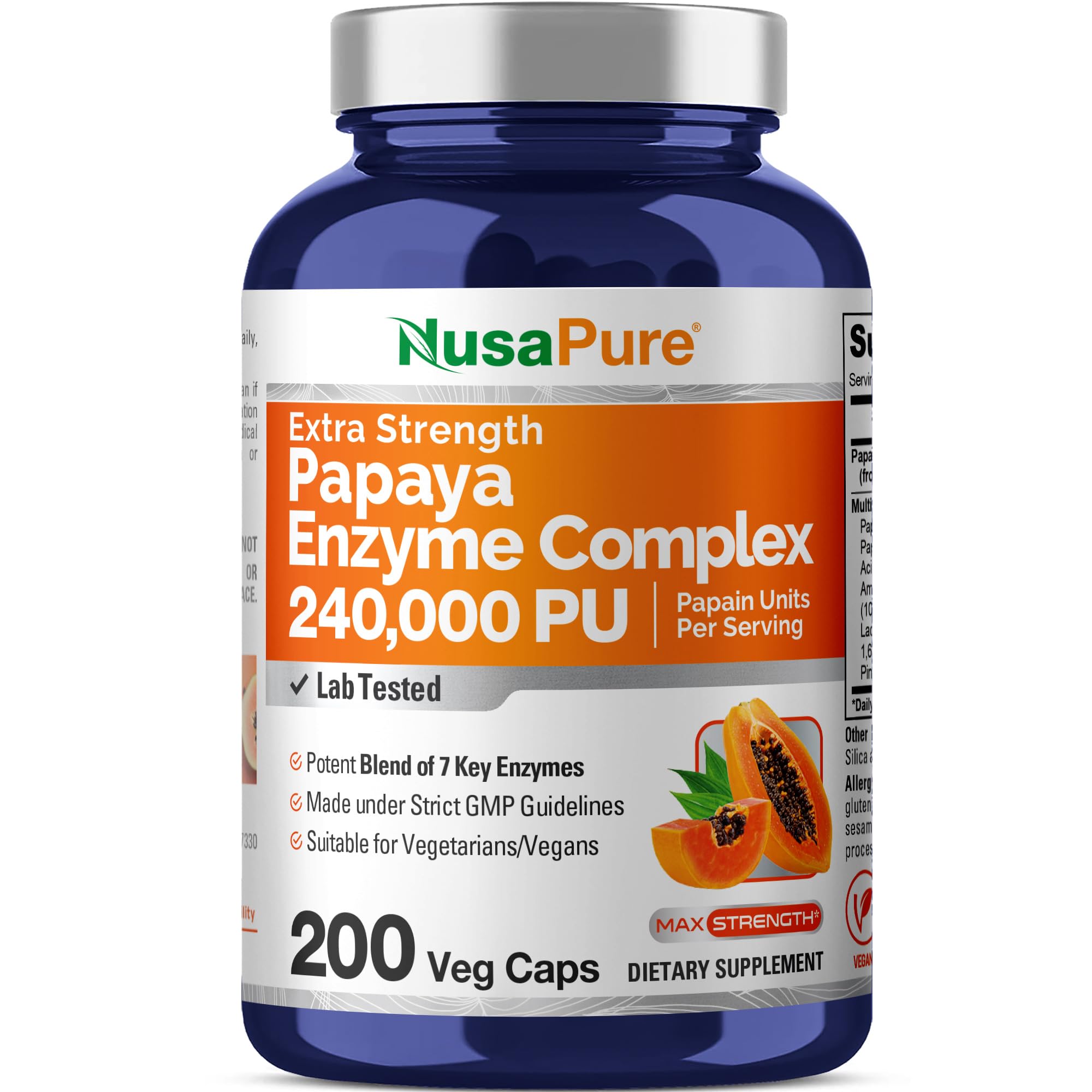 NusaPure Papaya Papain Enzyme Complex