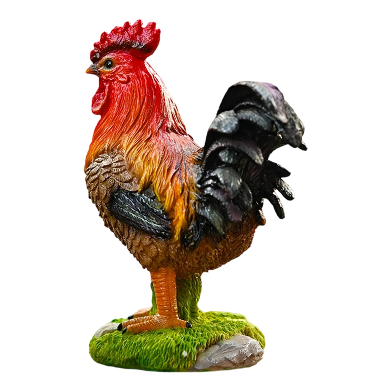 Statue de Coq pour Patio et Pelouse, l'Esprit Ferme dans Votre Maison