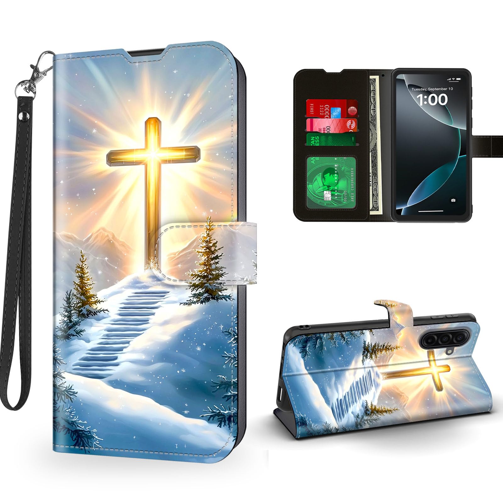 Amazon.com: ETLKJVBL for Samsung Galaxy A17 5G Phone Case Wallet