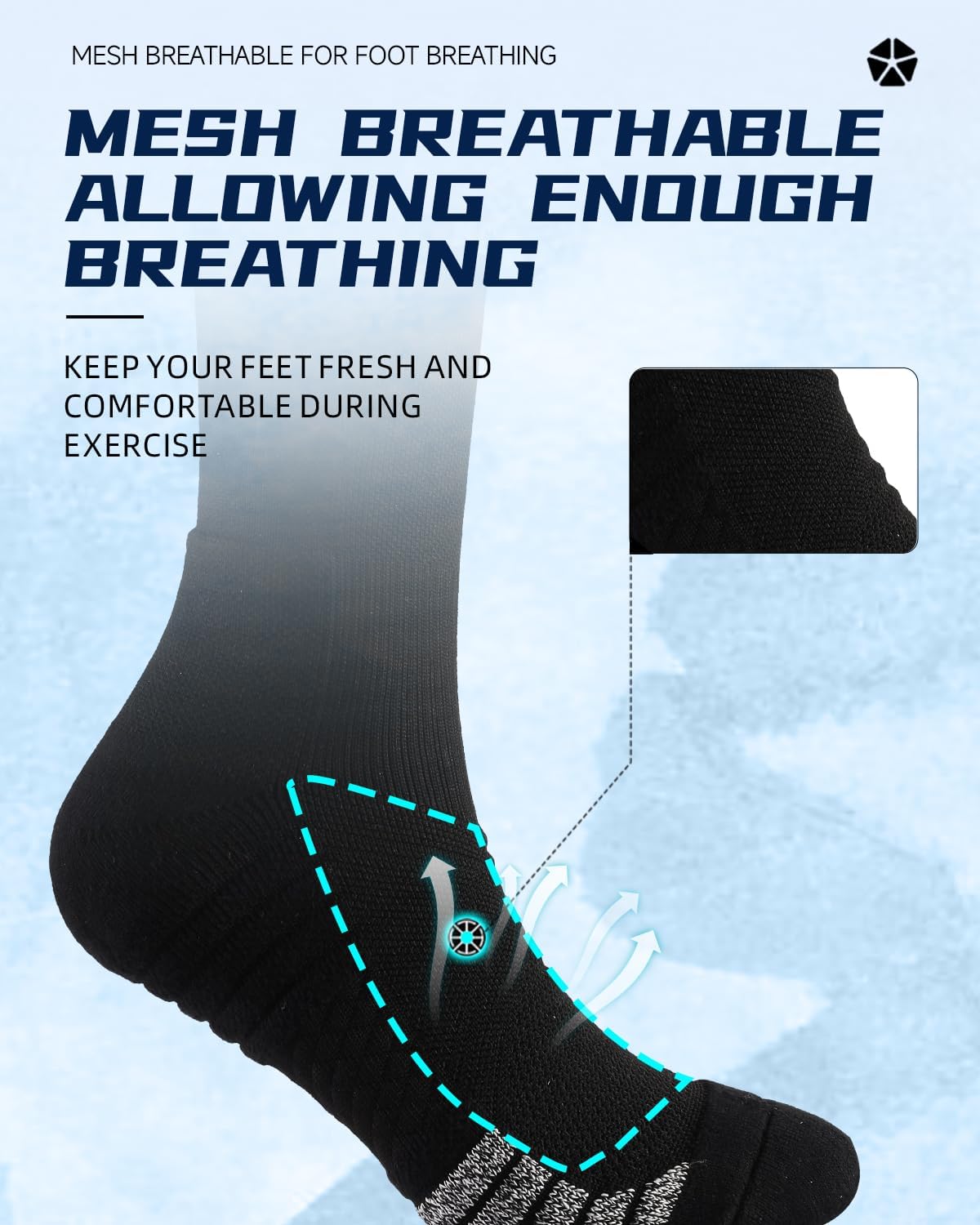 KELME Soccer Socks (1/3 pairs) Sport Cushioned Knee High Socks Athletic Softball Baseball Socks for Adult Youth - Image 5