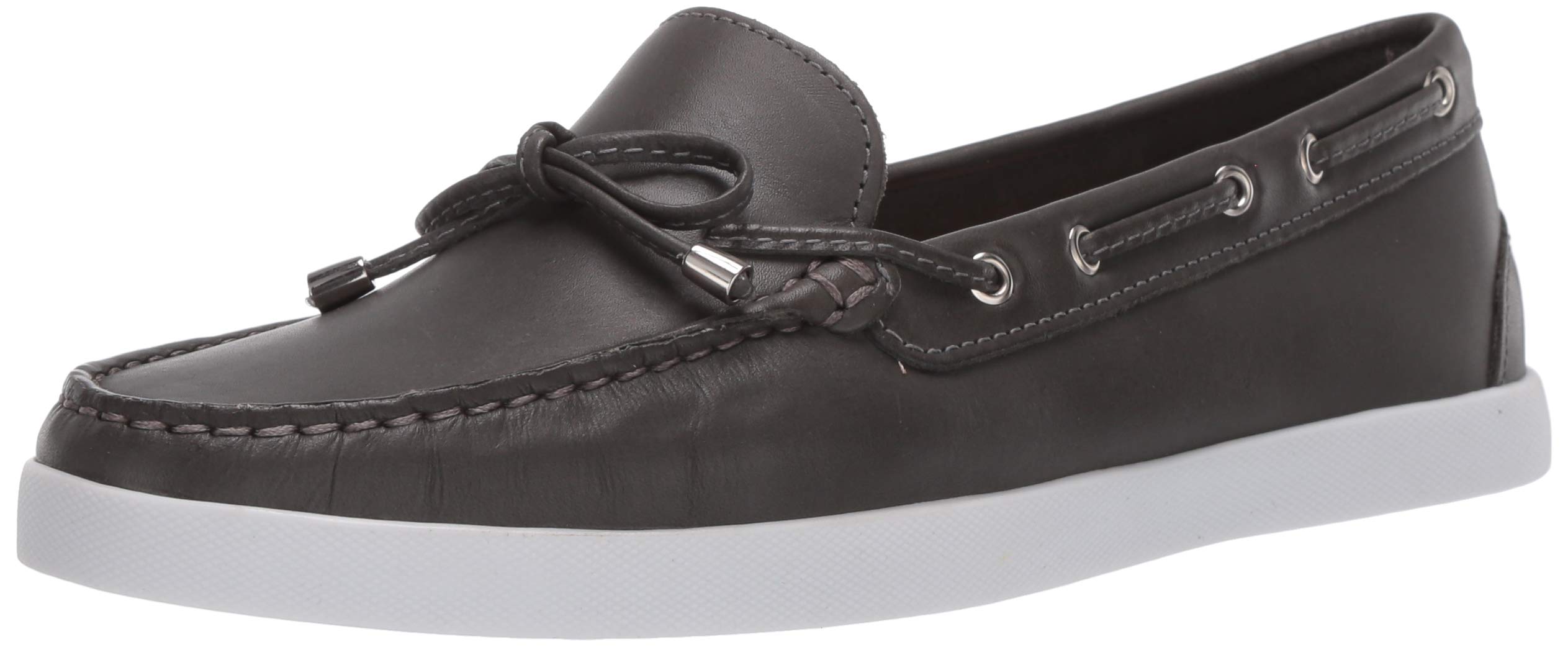 driver club usa Women's Leather Made in Brazil Boat Shoe with Tiebow Detail-picture-44