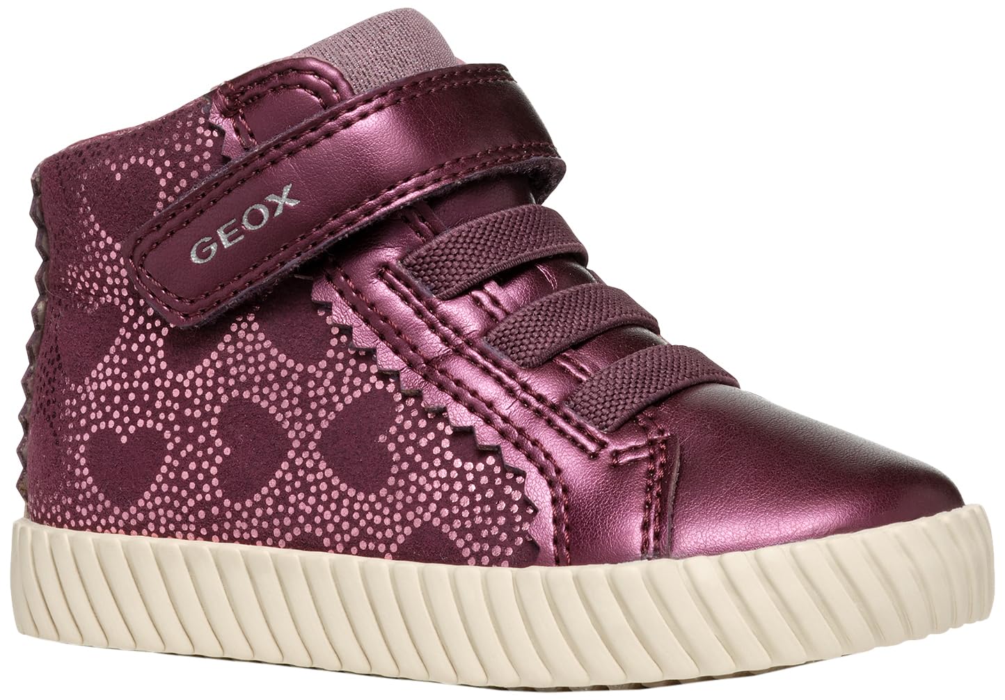 Geox Boy's B MIRROLESS Girl A Sneaker, Purple, 6 UK Child