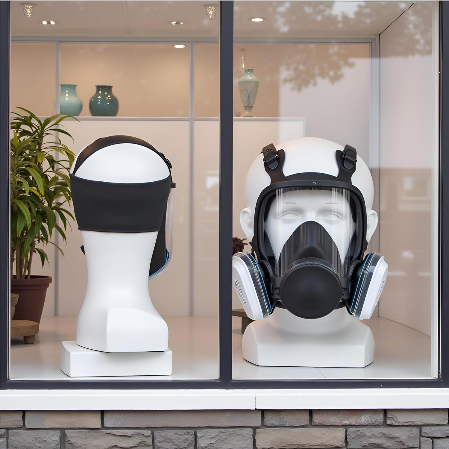 Mannequin Head Male Professional Cosmetology Manikin Head for Display Headset, Headphone, Game Console, Hats, Wigs Jewellery（L90-YB）