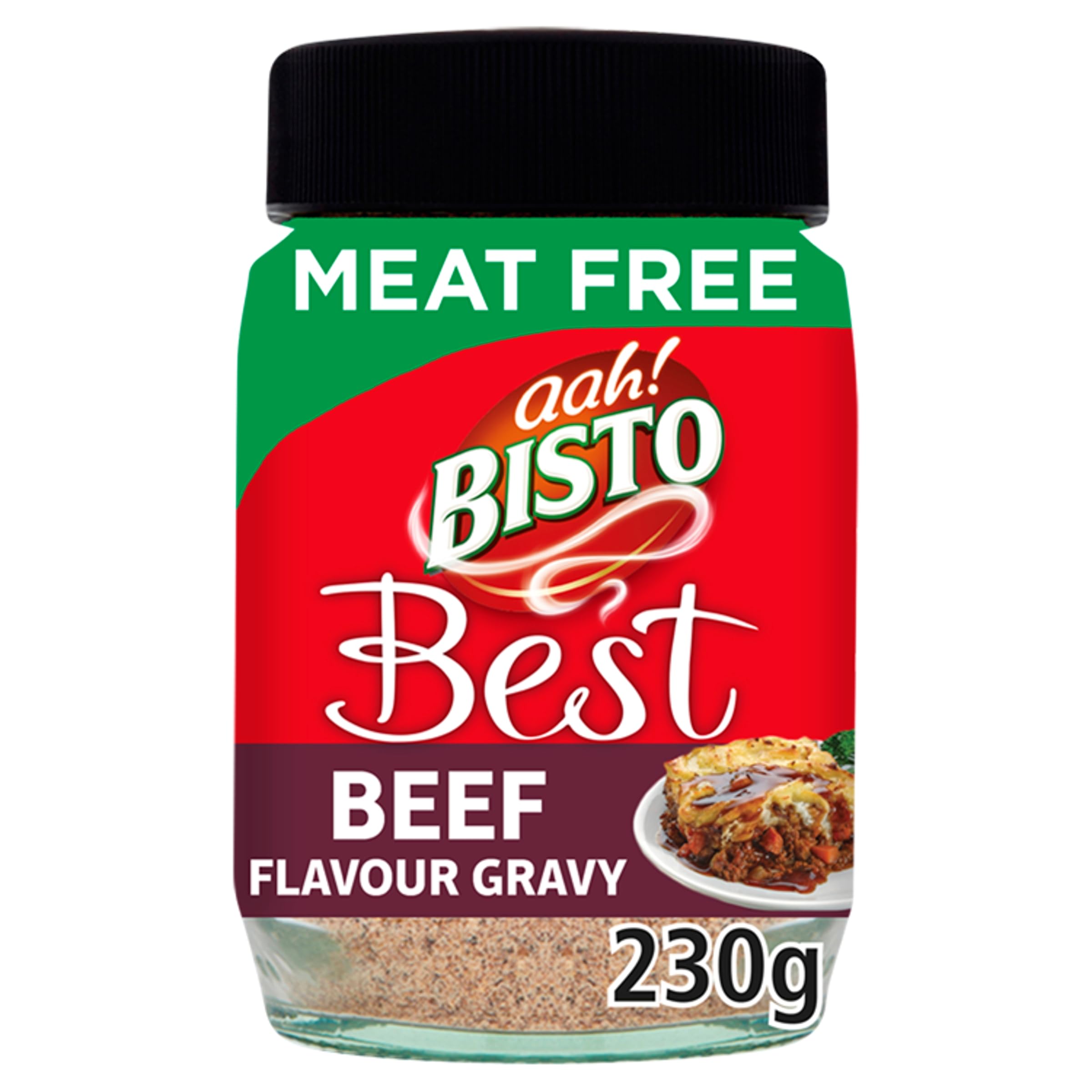 BistoBest Meat Free Beef Flavour Gravy, Vegan Friendly, 230 g Jar (Pack of 1)