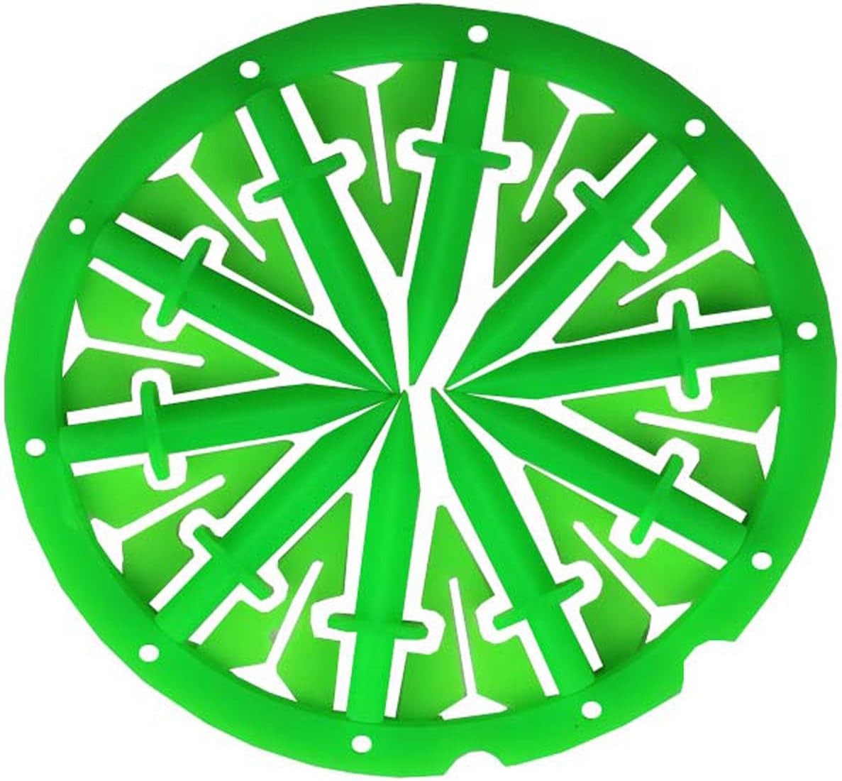 KM Dagger Spine Speed Feed for Dye Rotor - Neon Green