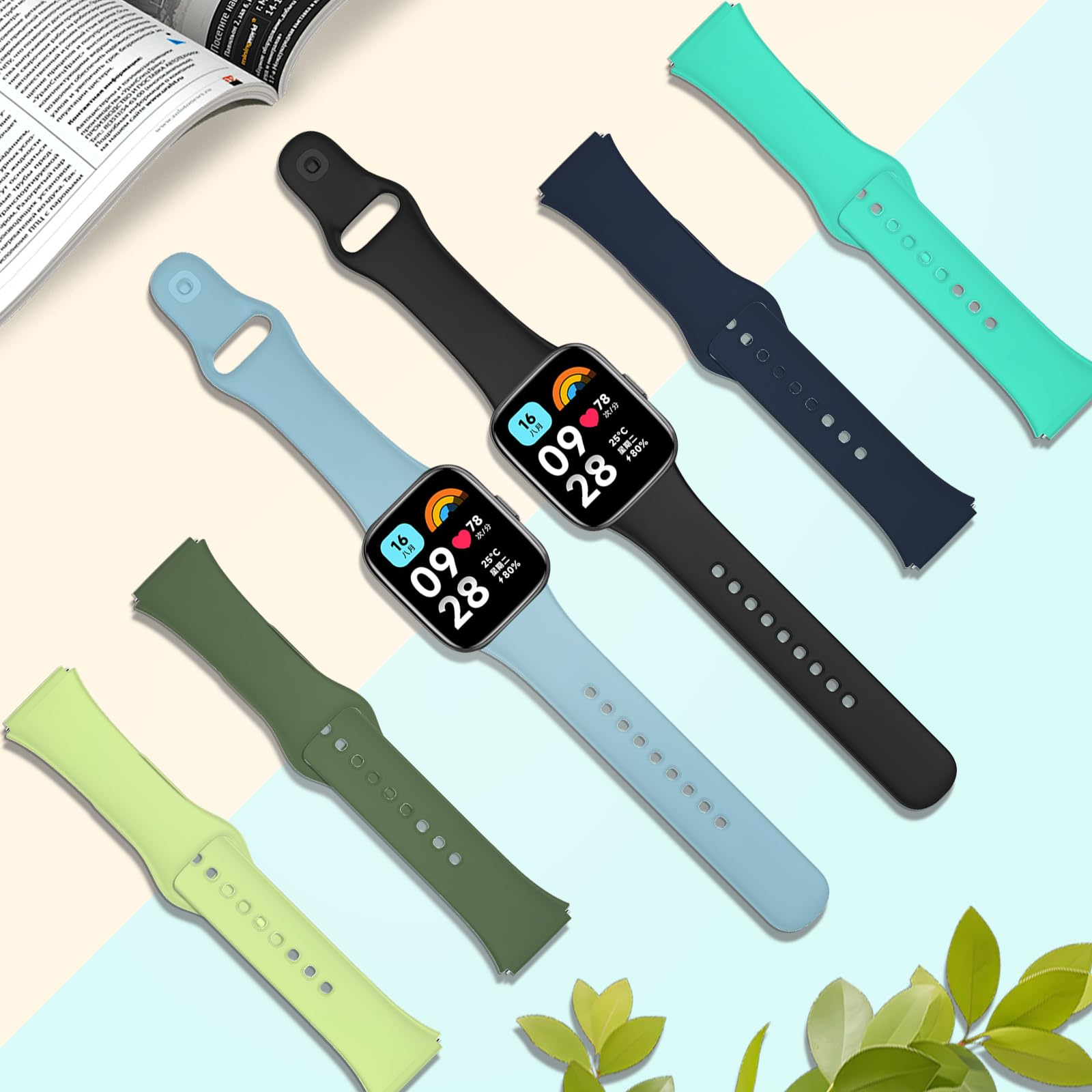 Correas Compatibles para Xiaomi Redmi Watch 3 Active Lite Pulseras de Repuesto