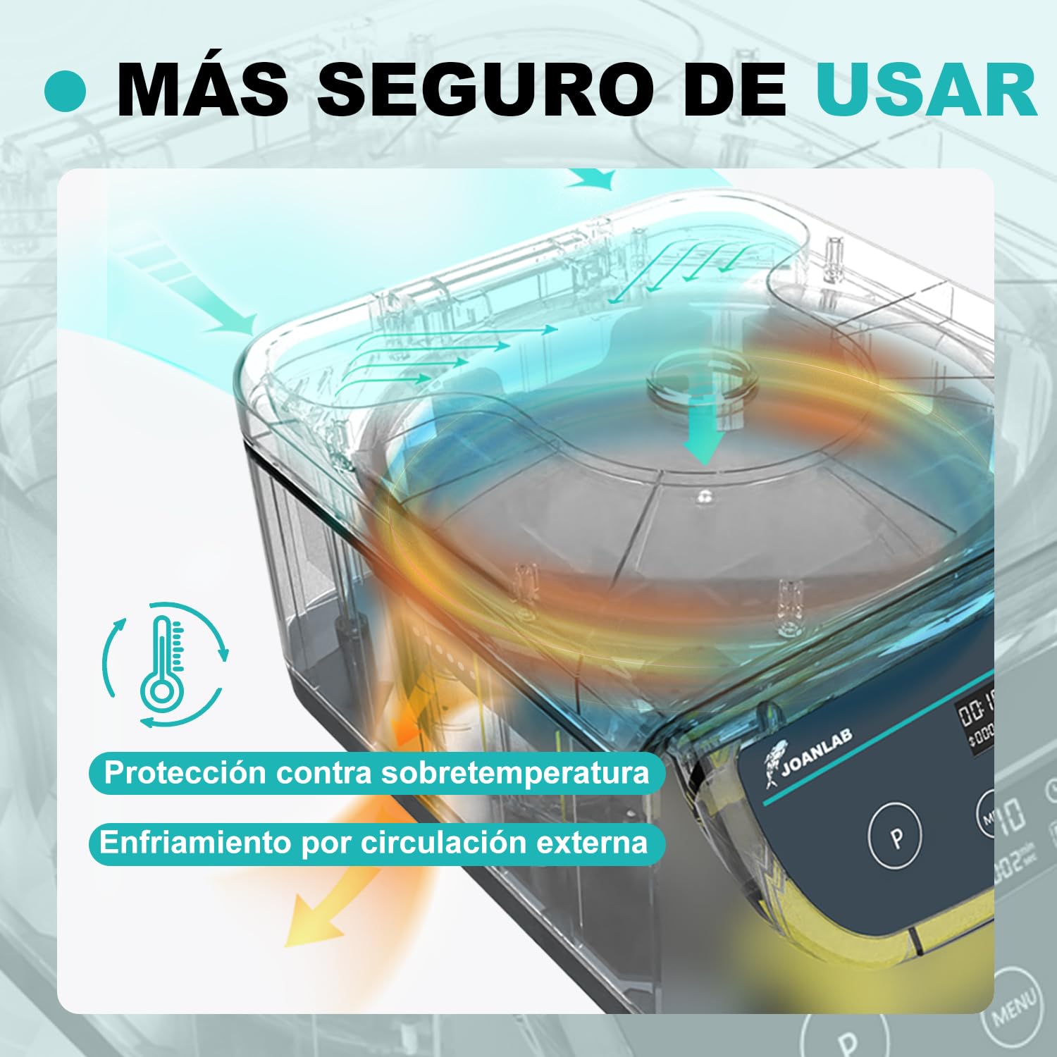 JOANLAB Centrífuga de Laboratorio 500-4000 RPM 2146 xg 9 Programas Temporizador LC-500