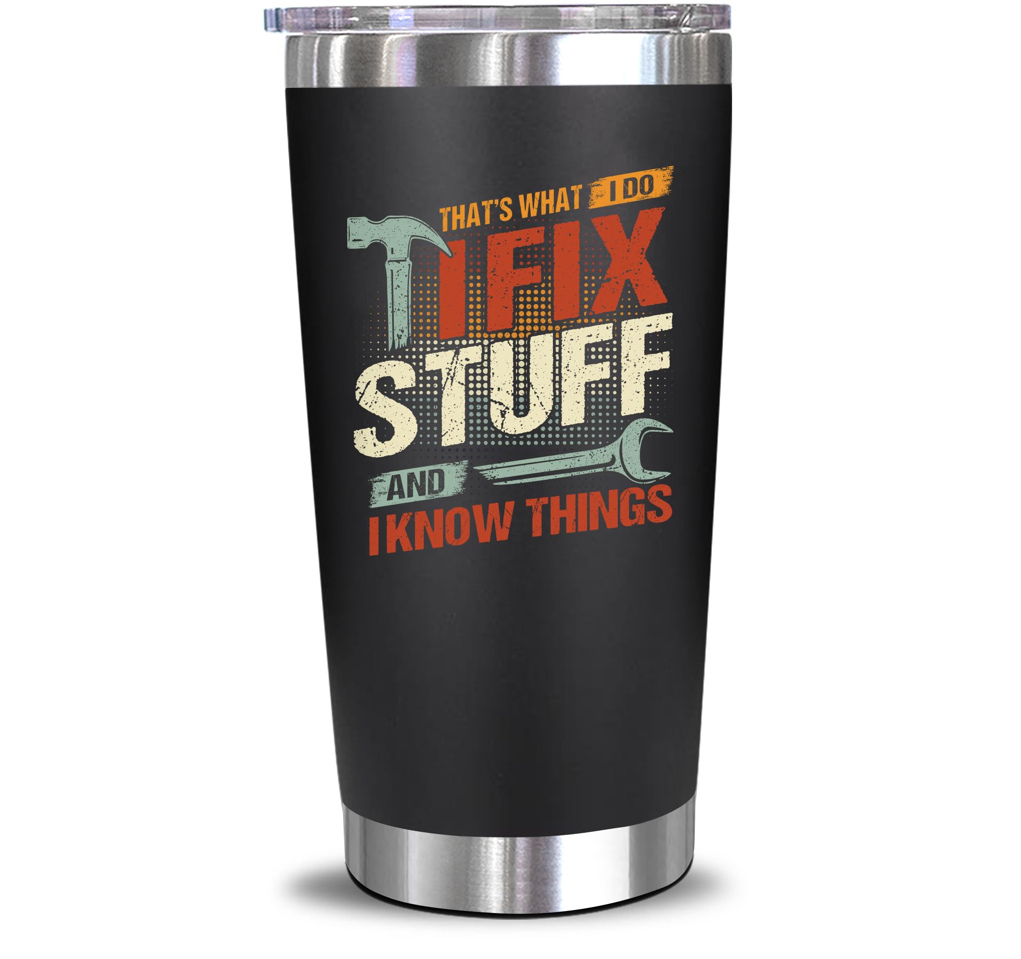 NEWELEVEN Valentines Gifts For Him, Men - Birthday Gifts For Men, Funny Gifts For Dad, Husband, Grandpa, Uncle, Old Men - Cool Gifts For Dad From Daughter, Son – 20 Oz Tumbler