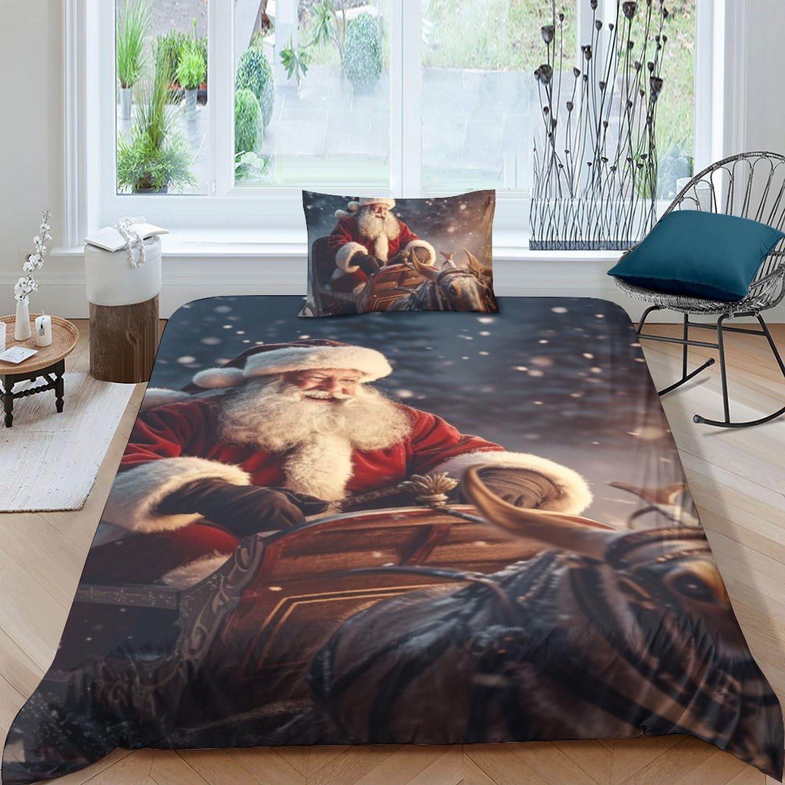Parure de lit de Noël 3D le cadeau idéal pour décorer la chambre des enfants