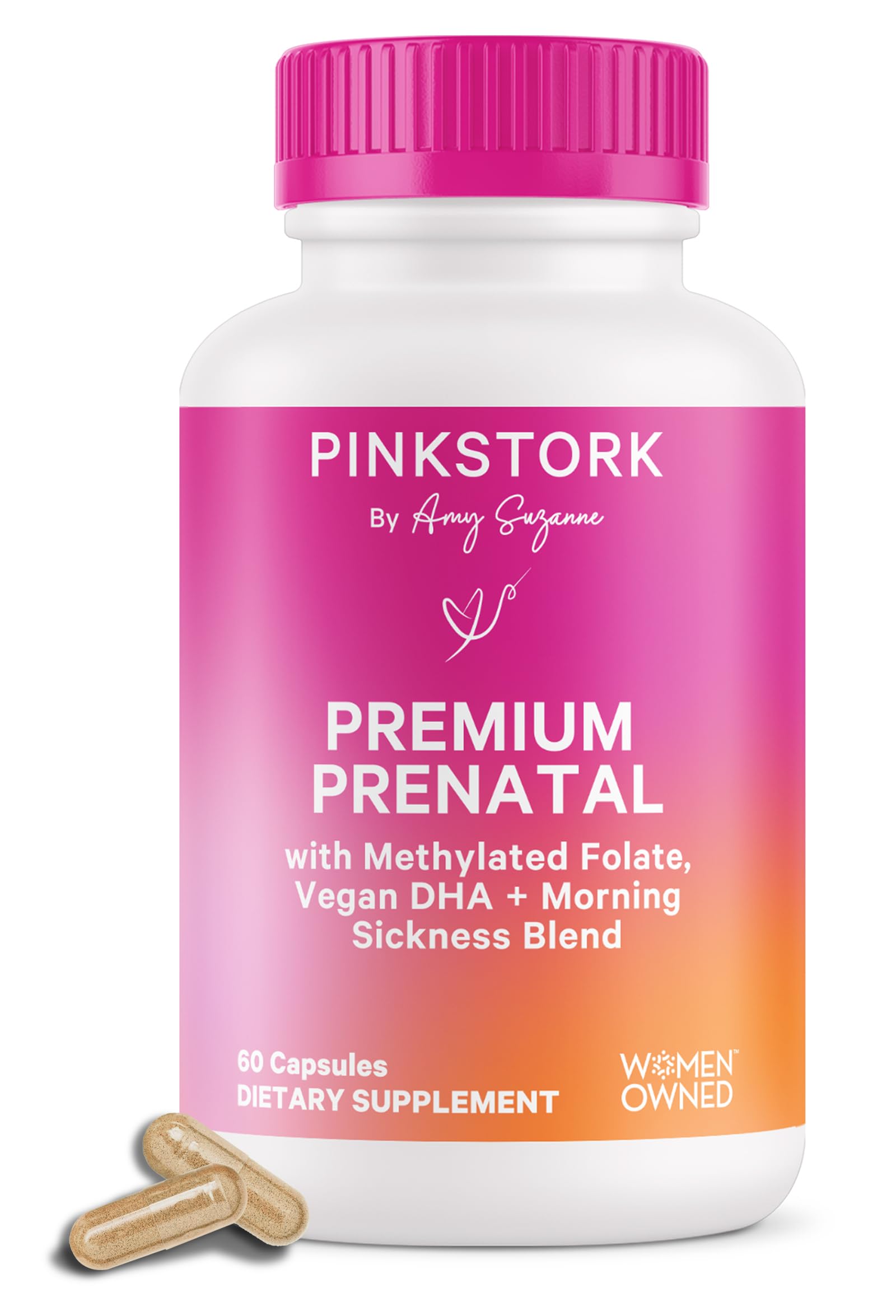 Sponsored Ad – Premium Prenatal Vitamin: Organic Whole-Food Ingredients, Folate, Vitamin B6 & B12 -Prenatal Vitamins for Women -Prebiotics & Probiotics, Morning Sickness Relief, Women-Owned, 60 Capsules