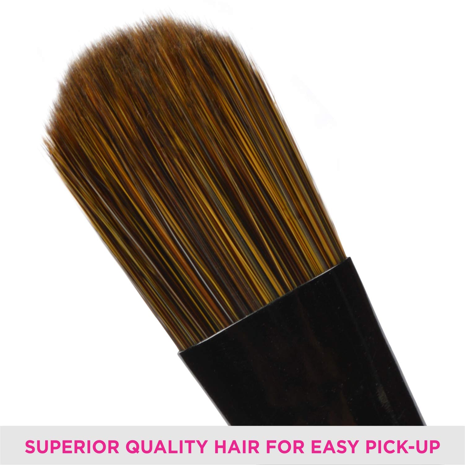VEGA Foundation Makeup Brush with Wooden Handle, (EV-01) 1