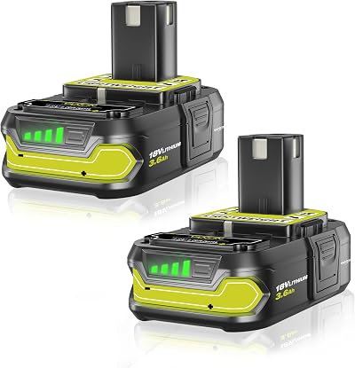 2-Pack 3.6Ah P102 18 Volt Lithium ion Battery