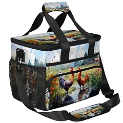 Lunch Box for Men Heavy Duty Insulated Lunch Bag for Women Rural Hens Lunchbox for Adults Lunch Cooler