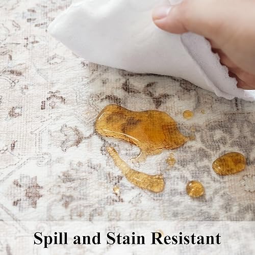 Miniatura 163 de Alfombra lavable para pasillo y de cocina, alfombra de entrada, vintage, suave para el suelo, alfombra antideslizante para interiores, para baño