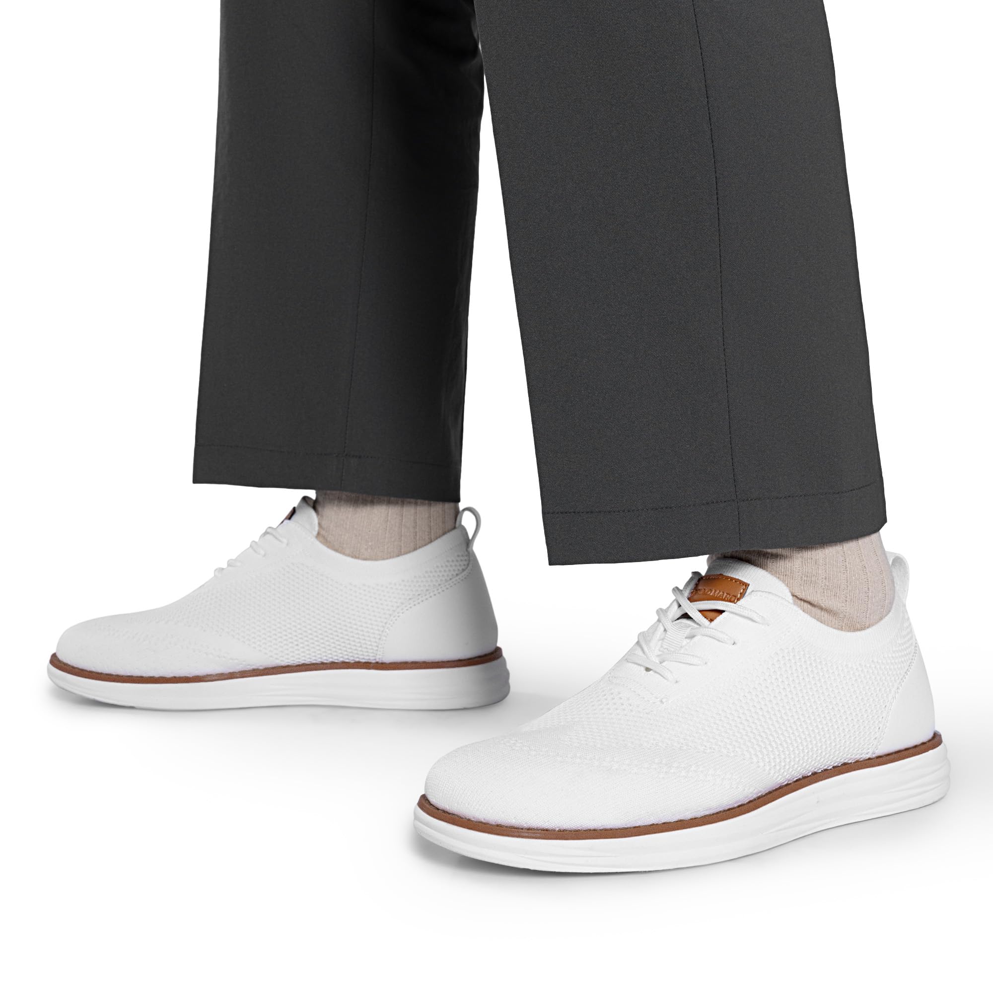 Bruno Marc Scarpe Stringate da Uomo Classiche Estive Traspiranti Mesh Sneakers Oxfords Leggere Casual Scarpe da Passeggio