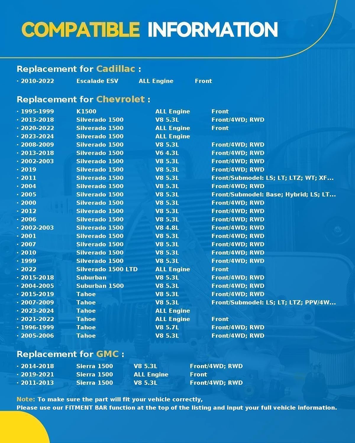 PHILTOP 6x5.5 Wheel Spacer, 1" Lug Wheel Spacers Fit for Silverado 1500, Sierra 1500, Tahoe, K1500, Yukon, Suburban 1500, Avalanche 1500, Thread Pitch M14x1.5 Hub Bore 108mm - 4pcs