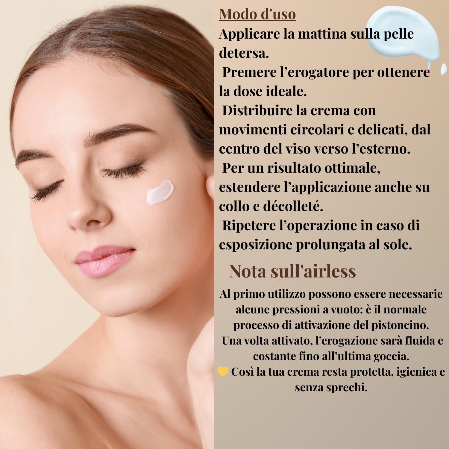 JANE•C Crema Viso Antirughe Effetto filler con SPF30 – Skincare Coreana Anti-Age con Retinolo Vegetale,Bava di Lumaca, Acido Ialuronico, Vitamina B3 – Idratante e Illuminante – 50ml Made in Italy