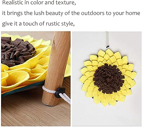 Miniatura 9 de Tapete de olfateo para perros, tapete de alimentación con flores que fomenta las habilidades naturales de forrajeo, juguetes para perros, golosinas