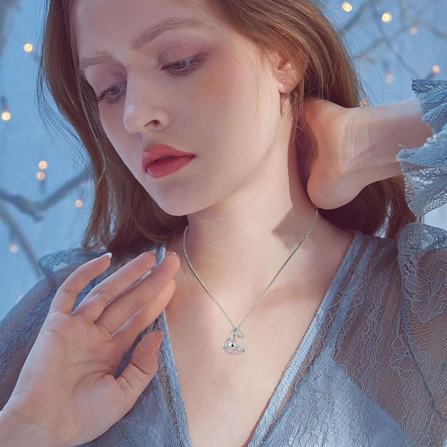 Koala Necklace for Women 925 Sterling Silver Animal Necklace Christmas Gifts for Daughter Mother Wife - Image 5