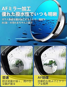 Amazon | TIHONORI 車用 補助 ミラー アップグレード版螺旋吸盤
