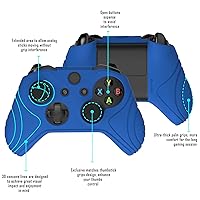 Vista 83 de playvital Samurai Edition - Funda de silicona con agarre antideslizante para Xbox One X/S, funda protectora ergonómica de goma suave para Xbox One