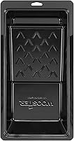 Wooster Brush BR403-4 Half Quart Deluxe Plastic Paint Tray - Solvent-Resistant, Fits Jumbo-Koter Small Rollers, 4.5 Inch Black