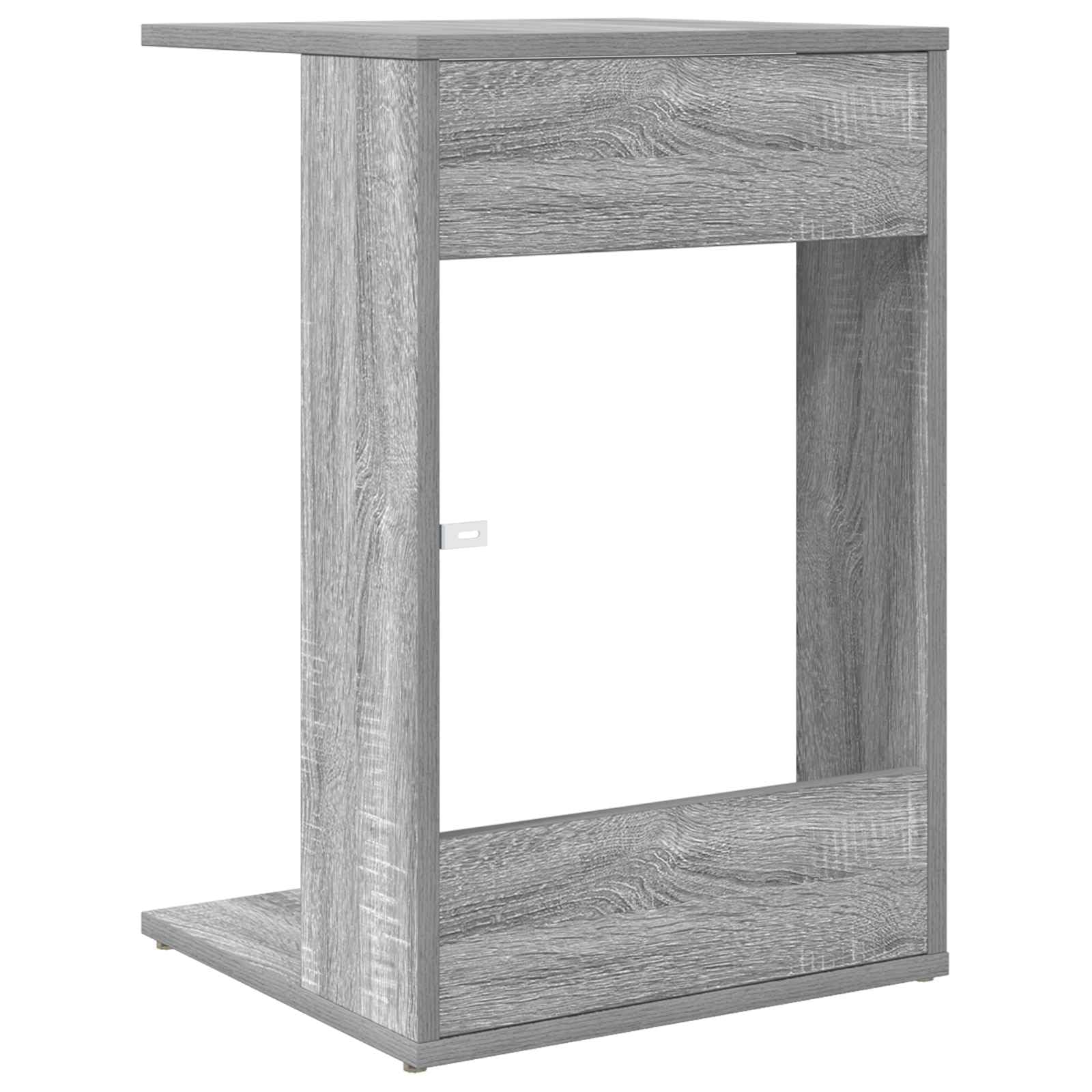 Mesa auxiliar Sonoma gris 40 x 38 x 62,5 cm – Moderna mesa de centro de madera rectangular para sala de estar como estante para lámparas y bebidas en el salón